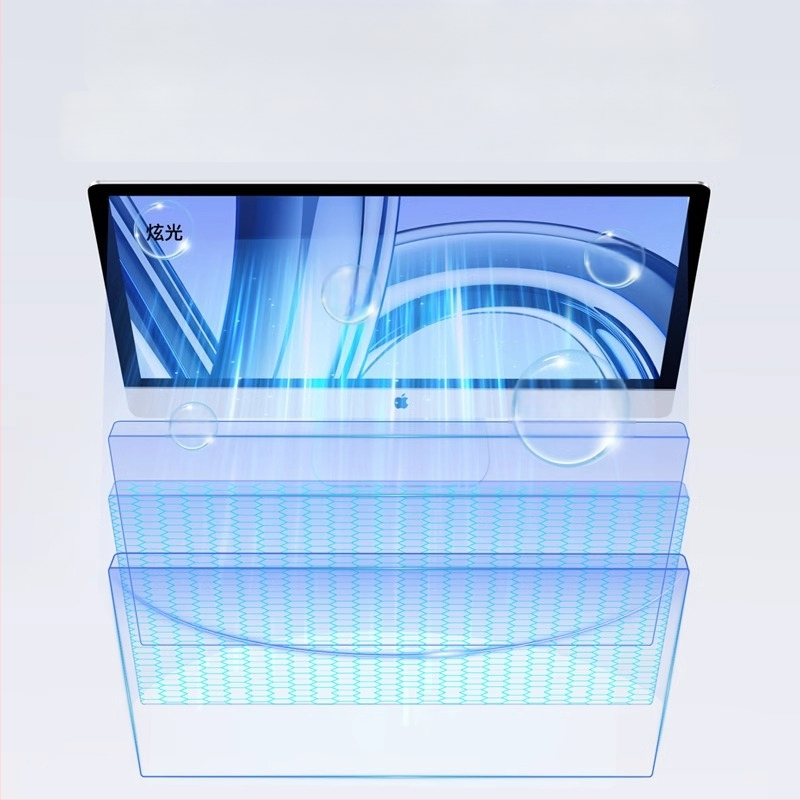 Monitor kijelzővédő a kékfény elleni védelemhez, HD felbontású, asztali számítógépekhez – német import anyagok – OEM feldolgozás – 500 g – anti-glare akril panel