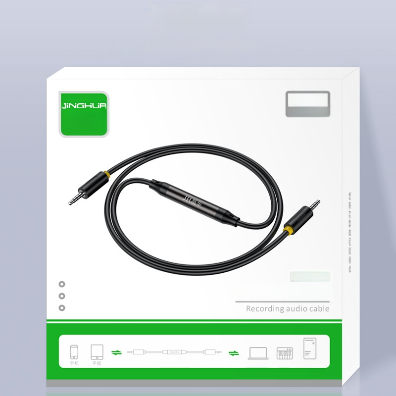 Cablu audio bidirecțional pentru telefon și PC, cablu 3,5 mm pentru cardul de sunet, adaptor pentru streaming