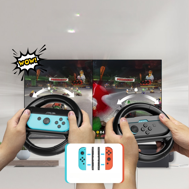 Volan za Nintendo Switch / Switch 2 / OLED – Veliki volan, verzija Mario Kart