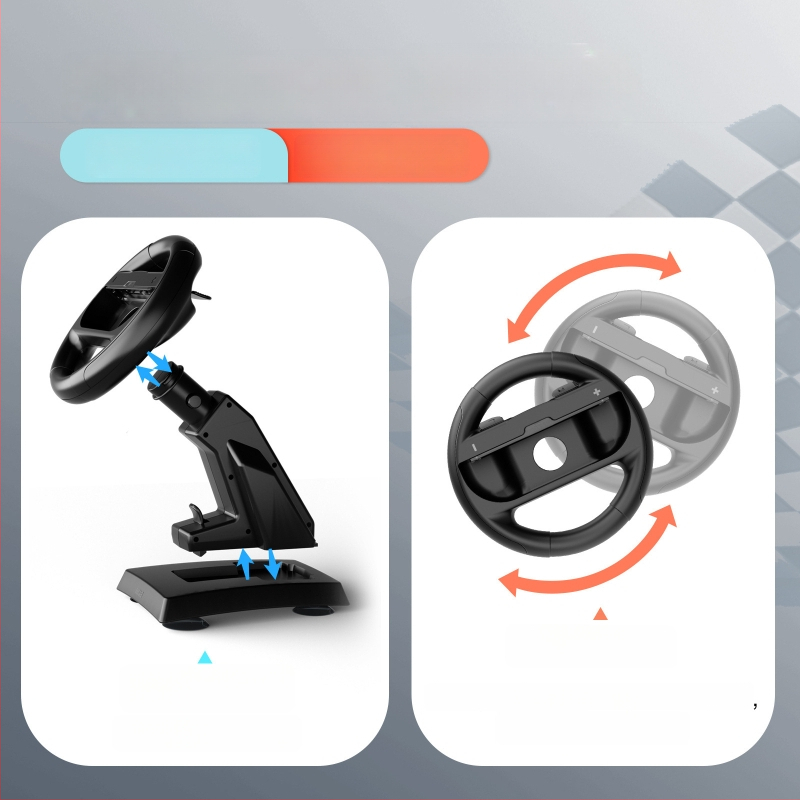 Volan za Nintendo Switch / Switch 2 / OLED – Veliki volan, verzija Mario Kart