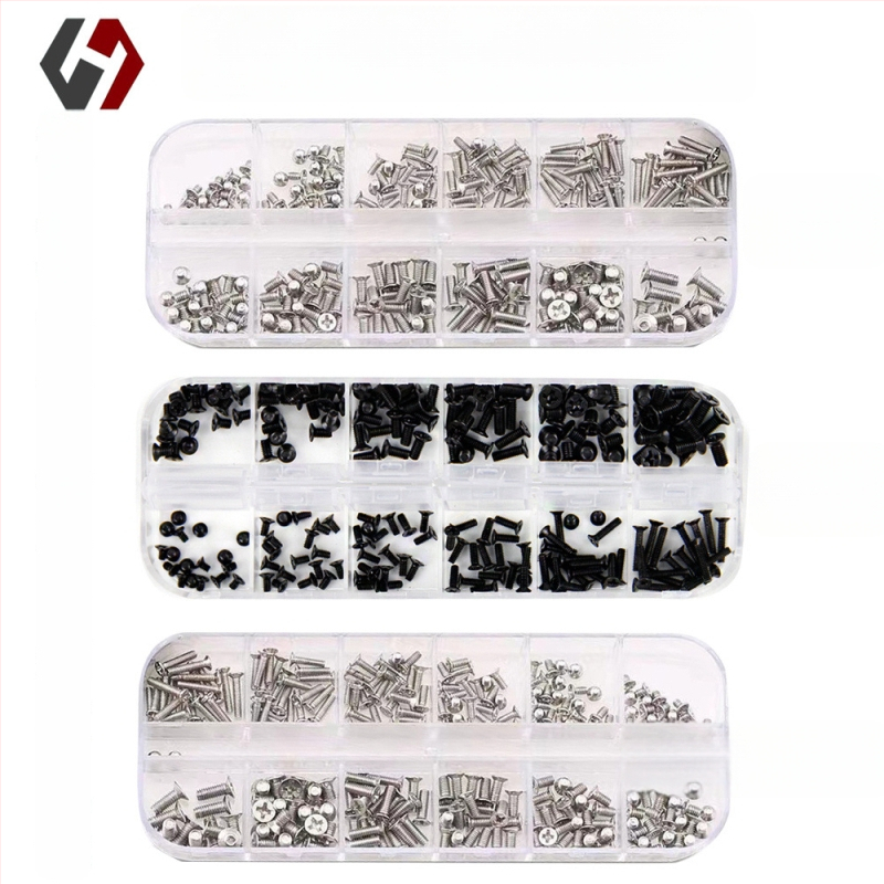 Nešiojamojo kompiuterio varžtų rinkinys su įlankine galva, mažų varžtų, GB 819 standarto, A/B/C klasės