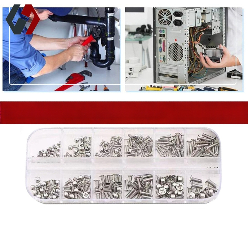 Nešiojamojo kompiuterio varžtų rinkinys su įlankine galva, mažų varžtų, GB 819 standarto, A/B/C klasės