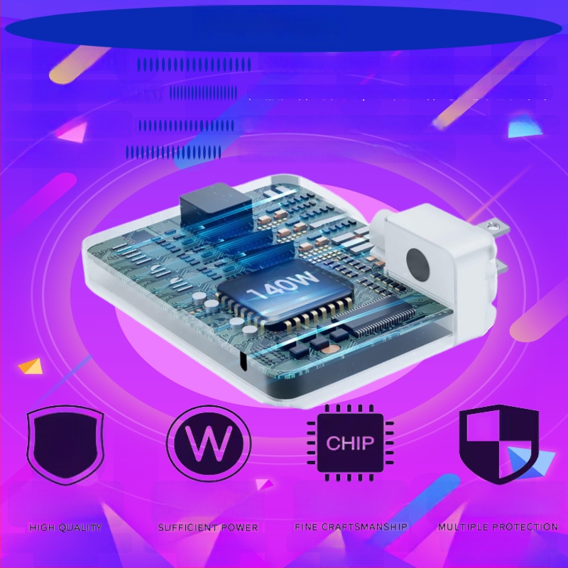 140W USB-C laptop-töltő Apple laptophoz — kimenet 28V, 5A, bemenet 110-245V