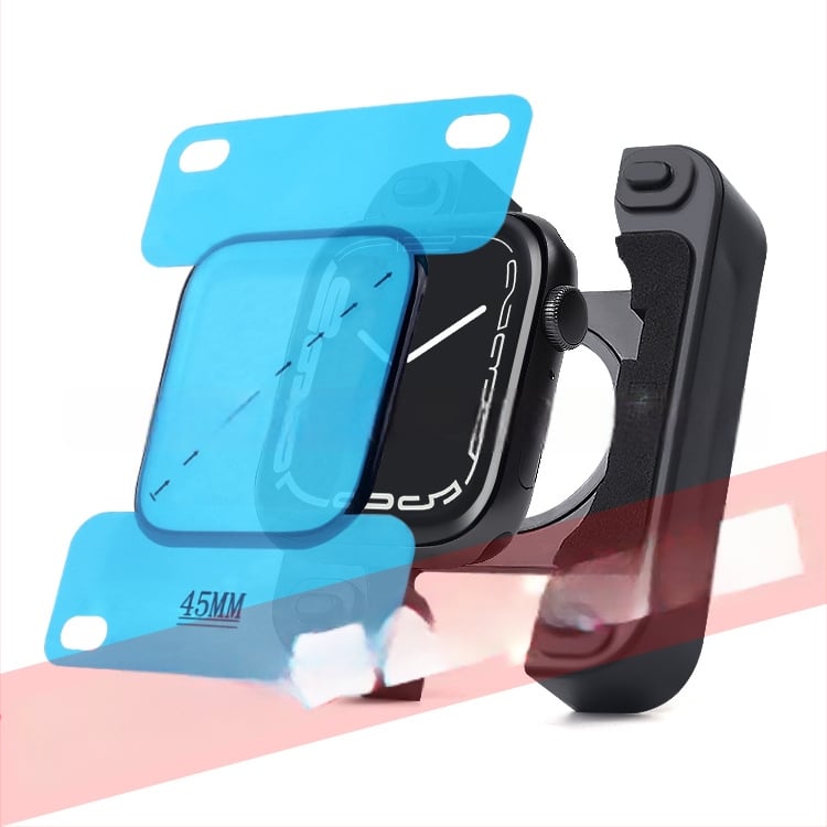 Unealtă PMMA pentru alinierea foliei de protecție a ecranului Apple Watch Series 9/8/7