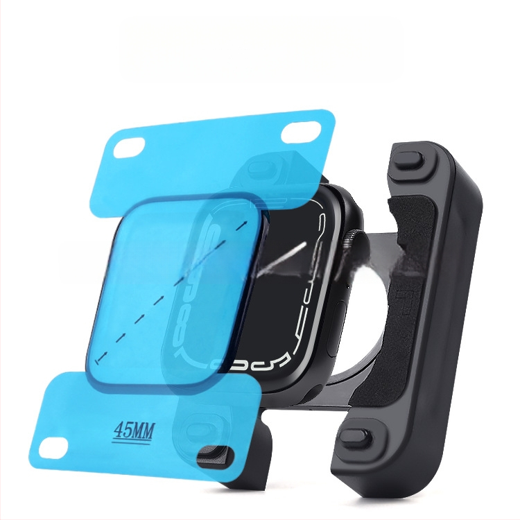 Unealtă PMMA pentru alinierea foliei de protecție a ecranului Apple Watch Series 9/8/7