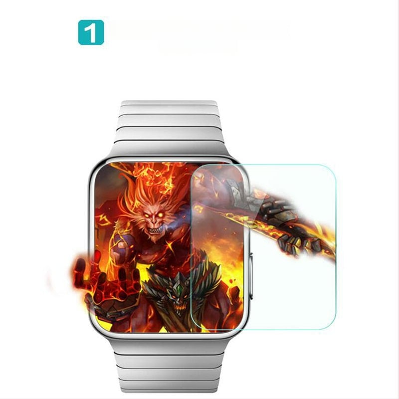 Protecție pentru ecran Apple Watch din sticlă temperată, protecție anti-cădere, etichetă privată licențiată