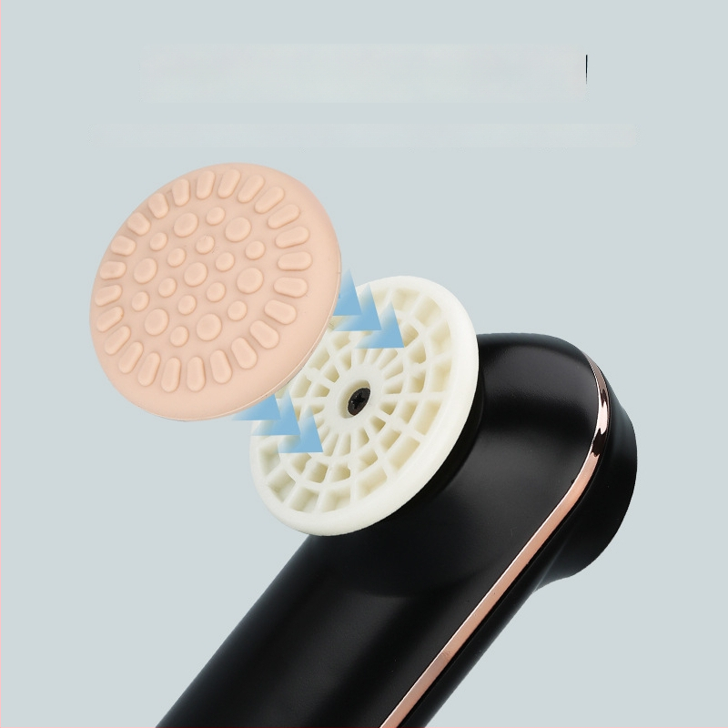 Kanghao Nešiojamas veido masažo įrenginys — valymo funkcija, IPX8 atsparumas vandeniui, įmontuota 800–1000 mAh baterija, namų naudojimui