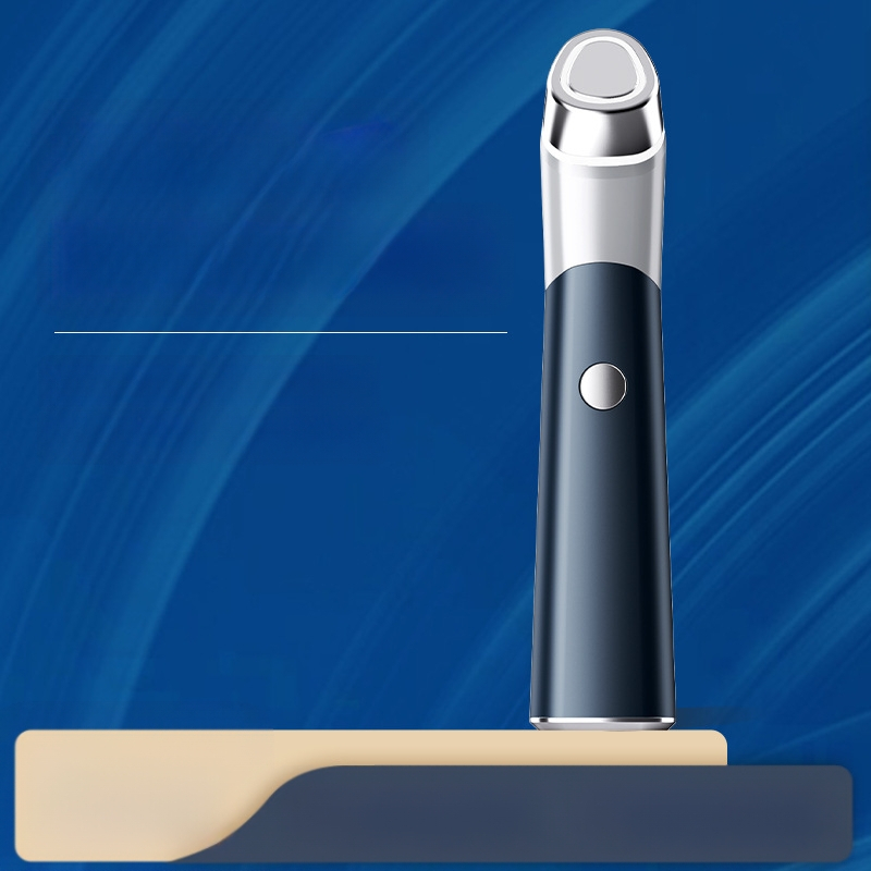 Veido ir akių masažuoklis su EMS vibracija ir spalvota šviesa, nešiojamas, įmontuota baterija, IPX4 atsparus vandeniui