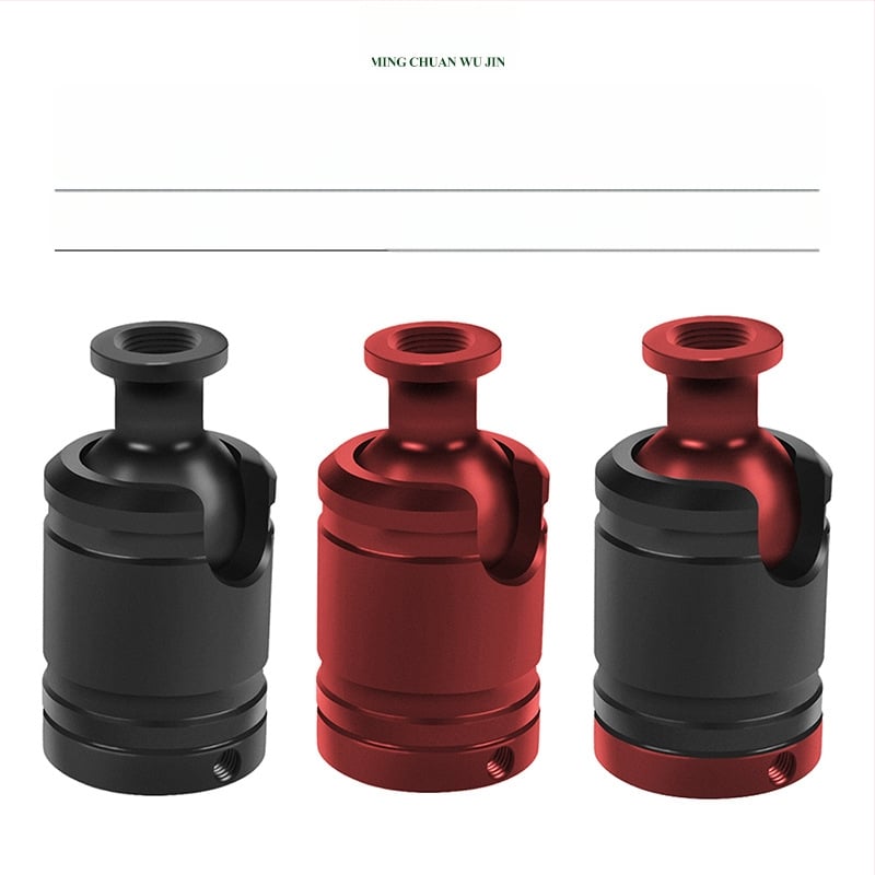 Universali kulka galva su pastoviu amortizavimu, magnetinė tvirtinimas, 1/4 colių sriegio sąsaja, 360° pasukimas