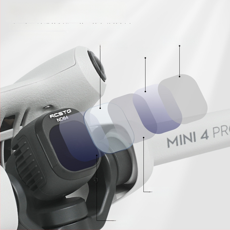 RCSTQ 1421200 Poliarizuotas ND Filtrų Rinkinys DJI Mini 4 Pro – OEM Apdorojimas, Bajoneto dydis: Kitas, Suderinamas su Mini 4 Pro