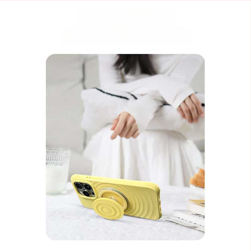 Magsafe Ripple FLOW szilikon mágneses tartó telefonhoz, modell 001099; sorozat Ripple Liquid Silicone; anyag: szilikon; kültéri használat; kompatibilis: általános célú