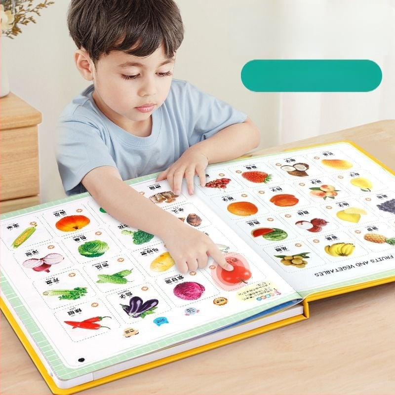 Устройство за точково четене за деца — говореща аудио книга за обучение, запис, презареждаща се литиева батерия, музика и интерактивно обучение