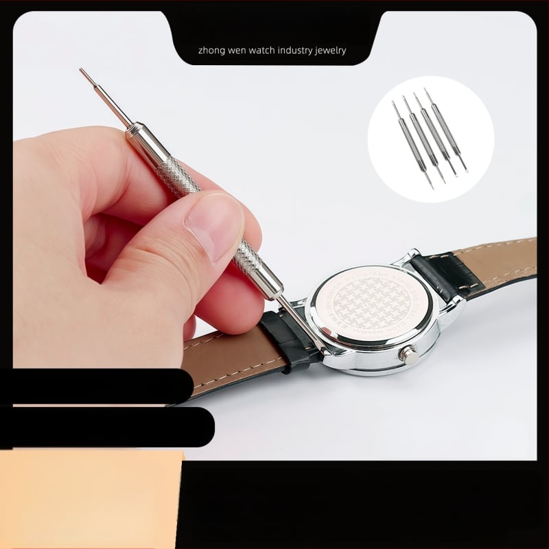 Unealtă pentru repararea ceasurilor, unealtă cu capete duble pentru bare cu arc, demontare curea, furcă pentru bare cu arc, oțel inoxidabil 304, Zhongwen, Primăvara 2025