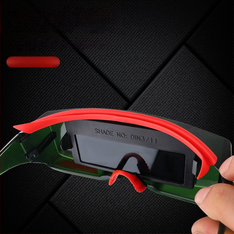 Ochelari de protecție pentru sudură cu auto-întunecare și mască pentru sudură cu arc; Brand: Prepared; Seria: Protective goggles; Filtru UV: 1; Lentila auto-întunecată; Nu este compatibil cu ochelari