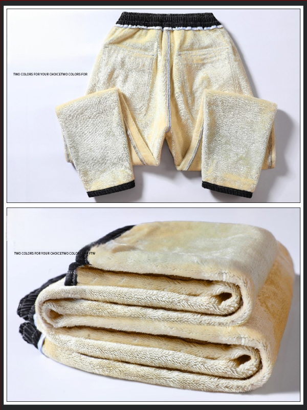 Αντρικά τζιν με επένδυση φλίς, παχύτερο ντένιμ; χειμερινό στυλ Χάρεμ Τζόγκερ, μεσαία μέση, φερμουάρ