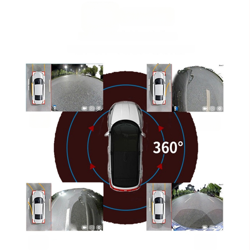 Modul panoramske kamere za automobil, širokokutni pogled, bez upravljača, 3D smanjenje šuma, modul za vožnju unatrag