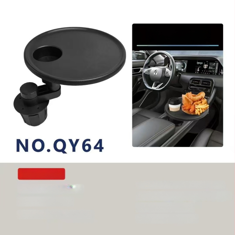 Automobilski držač za čašu s rotirajućim višefunkcijskim mehanizmom, plastičan, ugradnja, univerzalna kompatibilnost