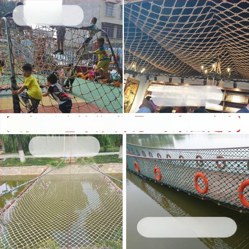 Chuangbo nylon mászóháló kültéri használatra – védőháló gyerekek számára, modell: mászóháló, erkély dekorációhoz és lépcsővédelmi célokra.