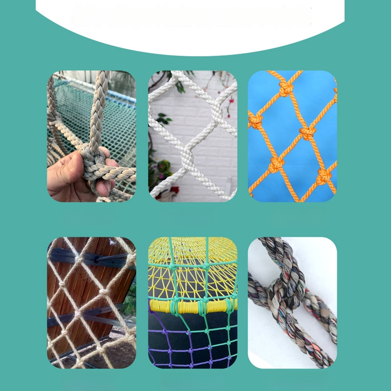 Chuangbo nylon mászóháló kültéri használatra – védőháló gyerekek számára, modell: mászóháló, erkély dekorációhoz és lépcsővédelmi célokra.