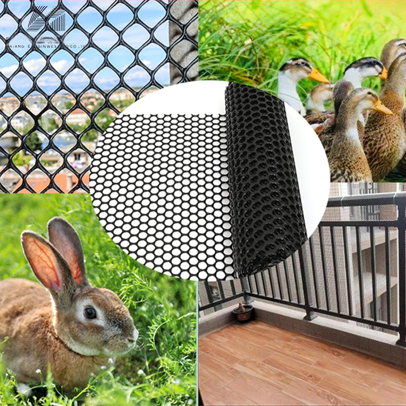 Plasă protectoare neagră pentru ferestre și balcon, anti-furt, anti-cadere, plasă din plastic