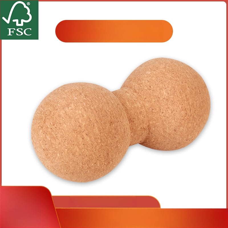 Μπάλα μασάζ από φελλό για γιόγκα – Quark, φελλός, 150 g, μη φουσκωτή