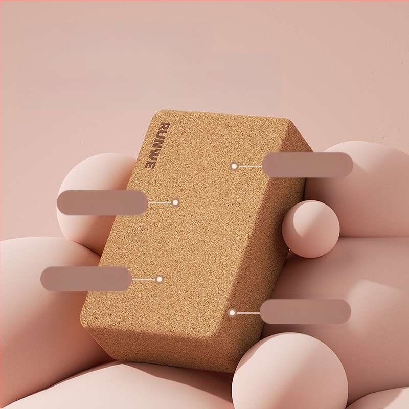 Μπλοκ γιόγκα – Cork, Υψηλής Πυκνότητας, για χορευτική εξάσκηση, μη προσαρμοζόμενο