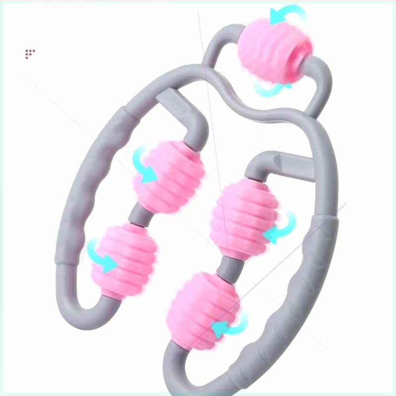 King μασάζ με πέντε ρόδες — φορητός δακτύλιος για το πόδι, αφρώδης άξονας για μυϊκή χαλάρωση, εξοπλισμός γιόγκα