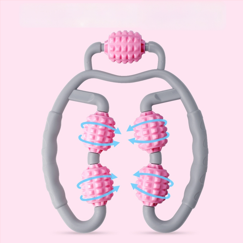 King μασάζ με πέντε ρόδες — φορητός δακτύλιος για το πόδι, αφρώδης άξονας για μυϊκή χαλάρωση, εξοπλισμός γιόγκα