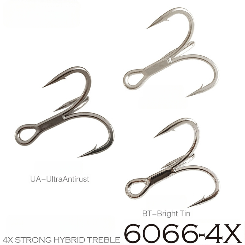 Travellers 6066-4X-NP Σετ αλιευτικών αγκιστρών από ανθρακούχο ατσάλι, αντιδιαβρωτική προστασία