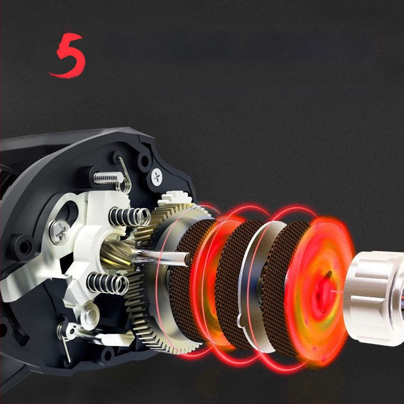 Happy Fishing Song Αμερικανικού στυλ spinning reel για μακρινές ρίψεις, κατασκευή από ανθρακούινες ίνες και μέταλλο, αριστερή ή δεξιά λαβή