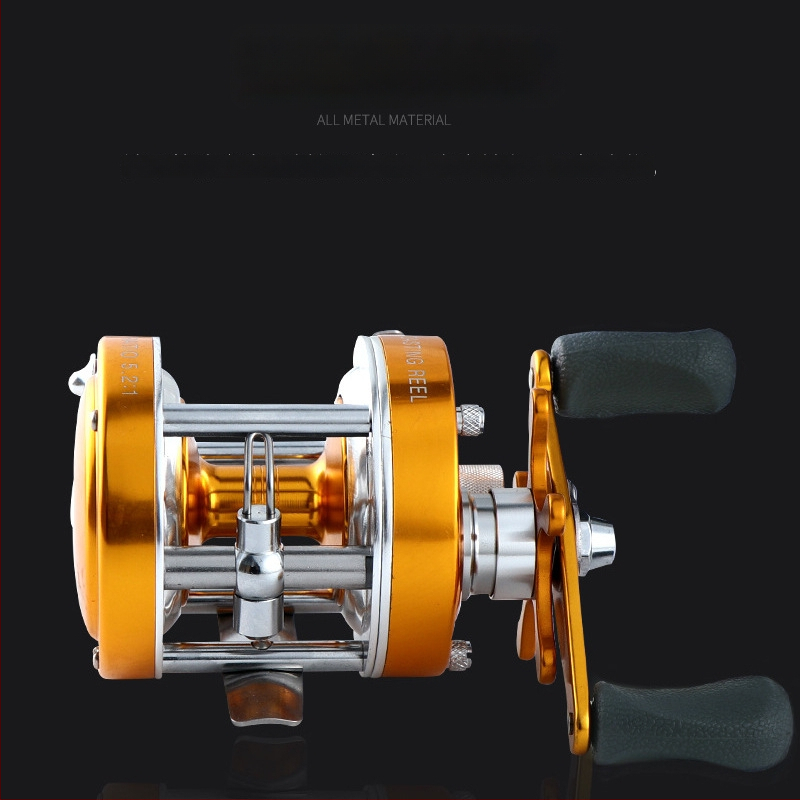 Μακαρά ψαρέματος με τύμπανο - μεταλλικό σώμα, φυγοκεντρικό φρένο, θαλάσσιο ψάρεμα, μάρκα Soren, συσκευασία 100 τεμάχια, κατασκευασμένο στην Κίνα