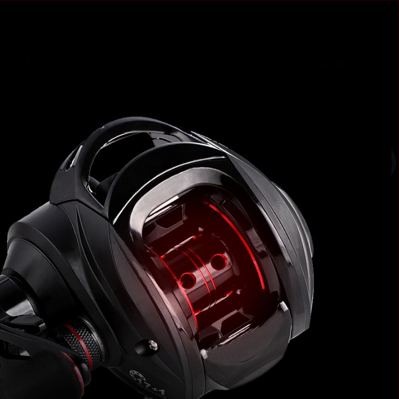 Μακαρά ψαρέματος με μαγνητική πέδη, 18+1 ρουλεμάν, μεταλλική φούλα, μακρινή ρίψη