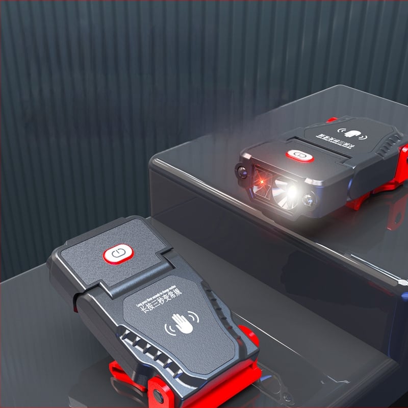 Ruigu fejre helyezhető LED lámpa horgászathoz – ABS tok, 1200 mAh akkumulátor, 3.7V, újratölthető, max. 50 m hatótávolság