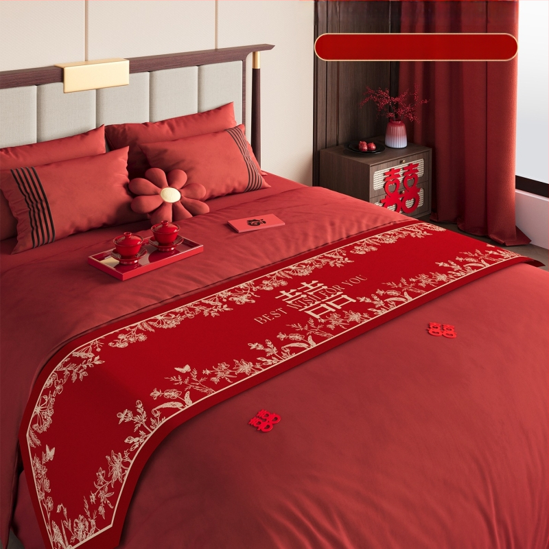 Vestuvinė lovos vėliava su dviguba laime - nuotakos kambario dekoras | Medžiaga: šilkiniai gėlių žiedai; Paskirtis: vestuvės; Dovana: asmeninė dovana; Tinka gimtadienio dovanai