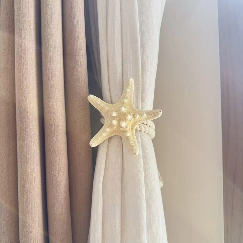 Ръчно плетена лента за завеси, памук и лен, персонализираема