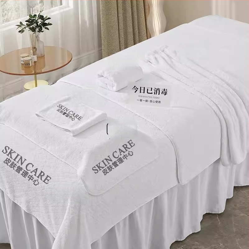 Set ručnika za kozmetički salon: pokrivač za glavu, ručnik za njegu kože, terapija glave, veliki upijajući mekani ručnik s logom