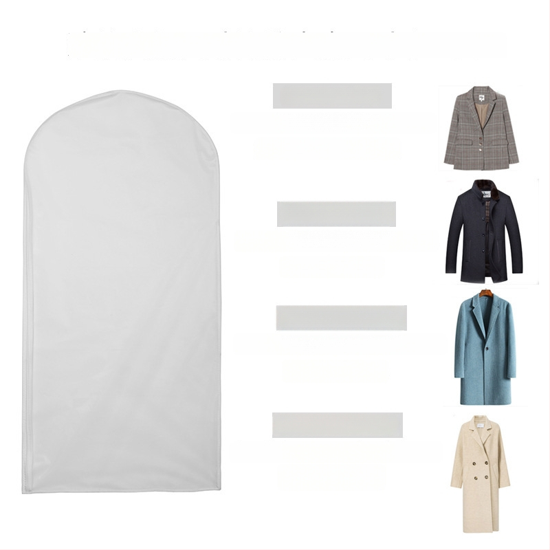 PEVA калъф за дрехи – прахозащитен и влагозащитен, семпъл модерен стил (2019)