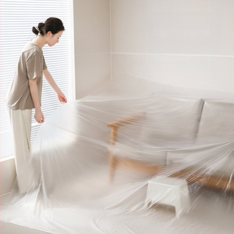 FaSoLa Κάλυμμα σκόνης επίπλων – PE υλικό, μινιμαλιστικό στυλ, προσαρμόσιμο, κατάλληλο για σαλόνι, υπνοδωμάτιο, μελέτη, εστιατόριο, μπαλκόνι και παιδικό δωμάτιο