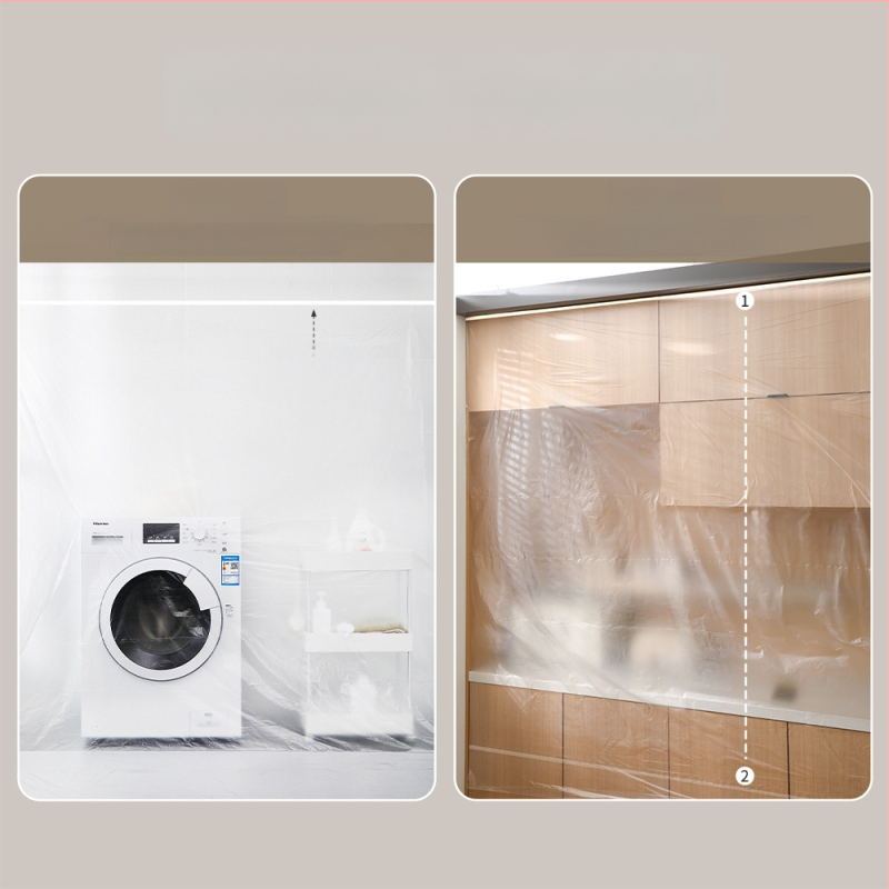 FaSoLa Κάλυμμα σκόνης επίπλων – PE υλικό, μινιμαλιστικό στυλ, προσαρμόσιμο, κατάλληλο για σαλόνι, υπνοδωμάτιο, μελέτη, εστιατόριο, μπαλκόνι και παιδικό δωμάτιο