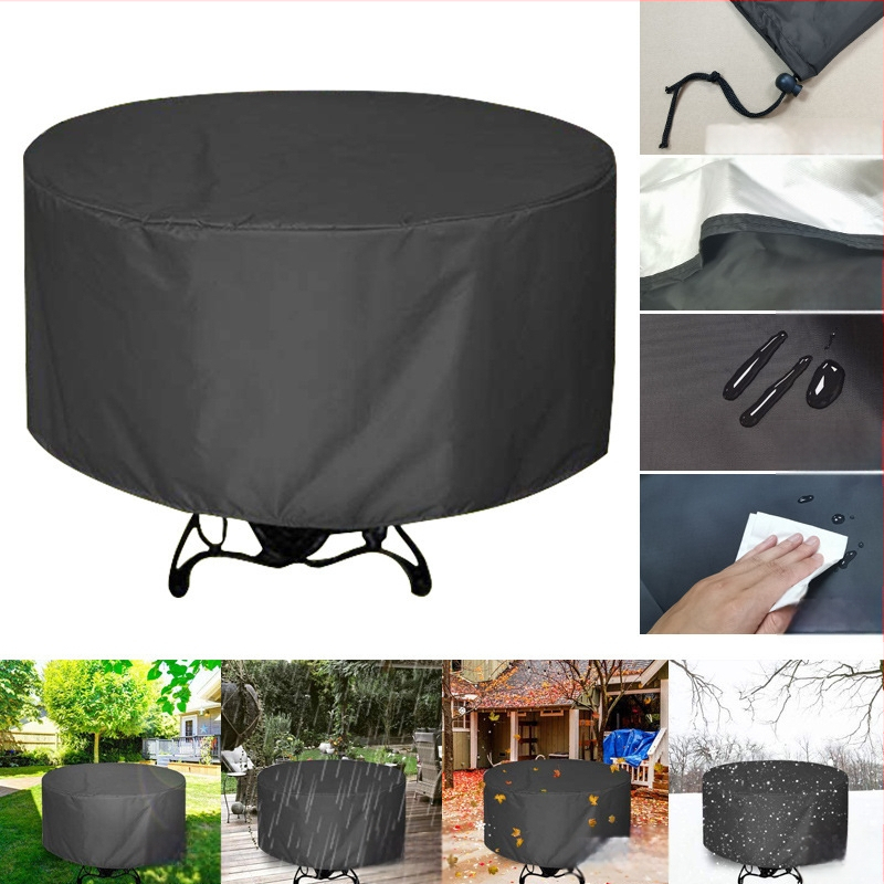 Κάλυμμα εξωτερικών επίπλων για τραπεζαρία κήπου και καρέκλες – Oxford ύφασμα, αδιάβροχο, προστασία UV, γενική εφαρμογή, δυνατότητα εξατομίκευσης