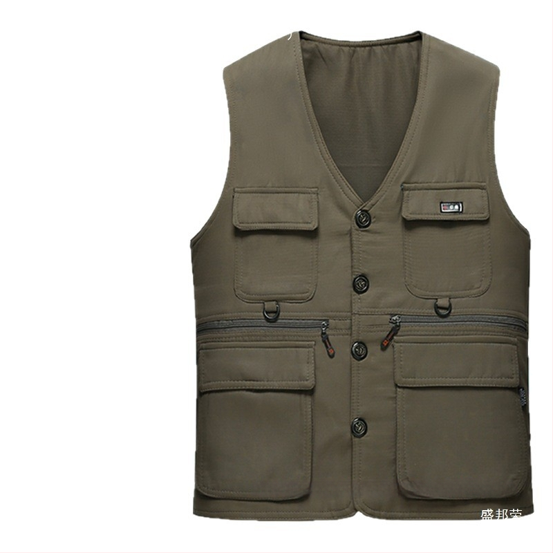 Жилетка с качулка, свободна кройка, преден цип, джобове, едноцветен модел