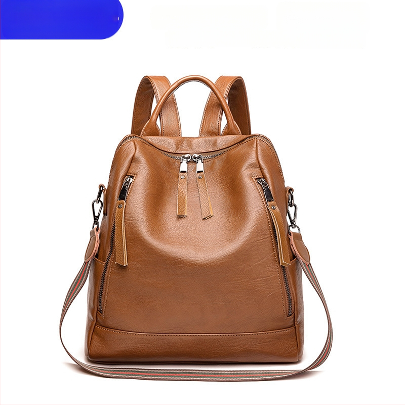 Σακίδιο από PU υλικό, κλείσιμο με φερμουάρ, επένδυση πολυεστέρα, οριζόντιο τετράγωνο σχήμα, εσωτερικές θήκες για φορητό υπολογιστή και φωτογραφική μηχανή