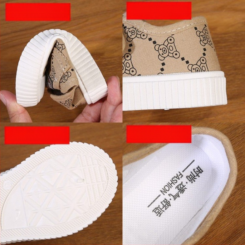 Dječje platnene tenisice s Velcro trakom, prugastog uzorka, unisex, casual, za uzrast 1–7 godina, proljeće–jesen.
