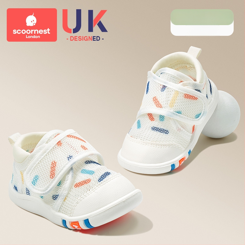 Scoornest Science Nest unisex cipele za bebe za hodanje, mekana potplat, protuklizne sandale, prozračni gornji dio od pamuka, 12–36 mjeseci