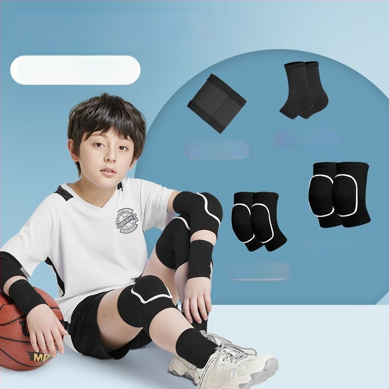 Set de protecții pentru coate și mâini pentru copii — protecție, material burete, potrivire universală