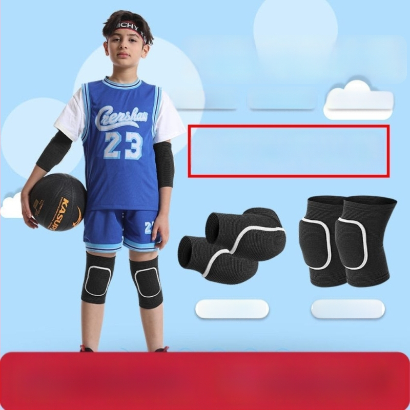 Set de protecții pentru coate și mâini pentru copii — protecție, material burete, potrivire universală