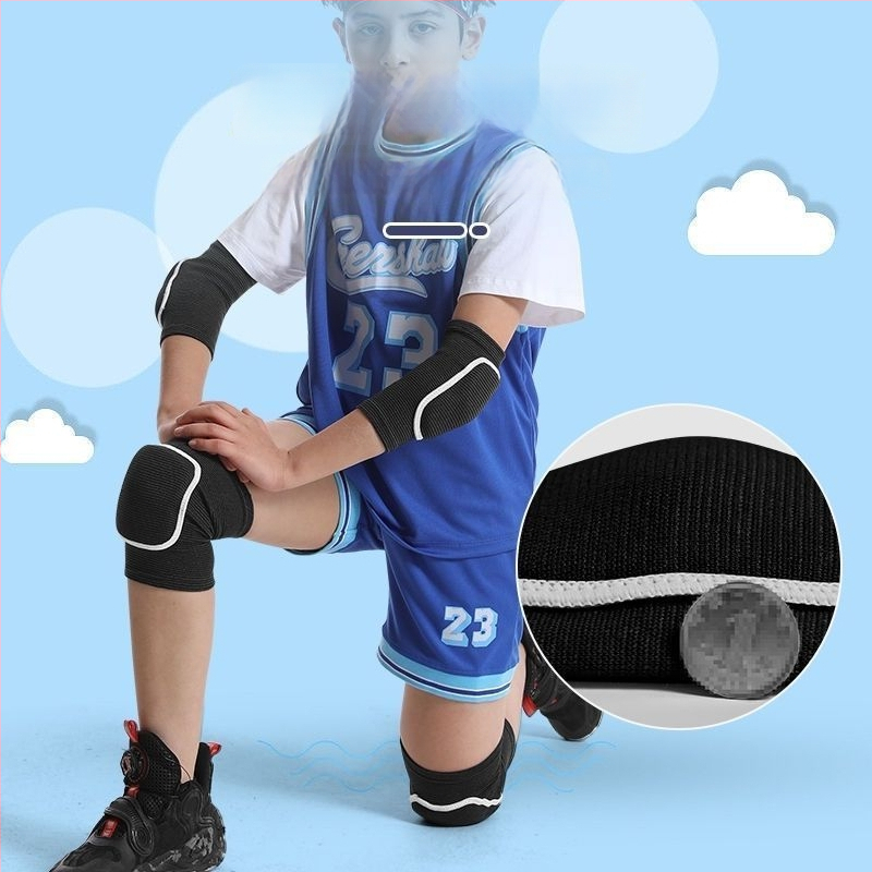 Set de protecții pentru coate și mâini pentru copii — protecție, material burete, potrivire universală