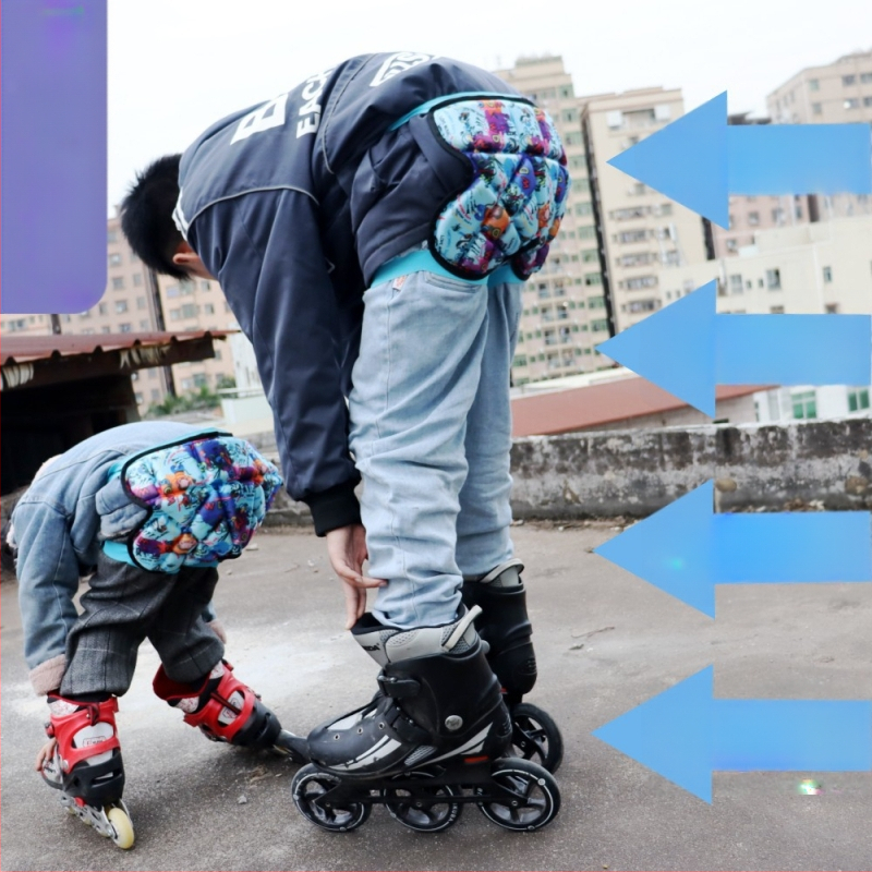 bkuba Vaikų klubo apsaugos kelnaitės riedučiams – putų užpildas, tinka riedučiams, snovoms ir slidinėjimui, 50 vnt.