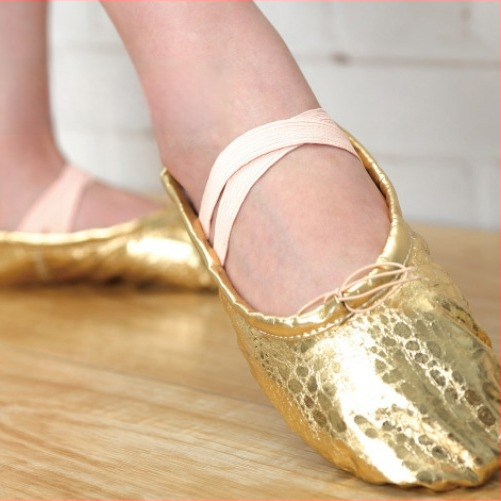 Παιδικά παπούτσια μπαλέτου unisex | σόλα από δέρμα; άνω από συνθετικό δέρμα; για μπαλέτο