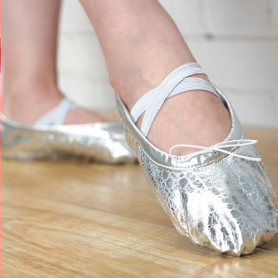 Παιδικά παπούτσια μπαλέτου unisex | σόλα από δέρμα; άνω από συνθετικό δέρμα; για μπαλέτο